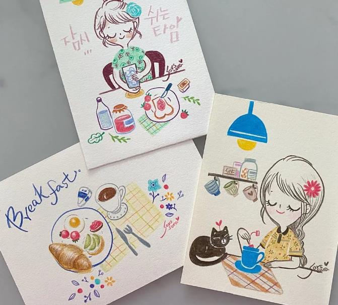 美女插畫師的Q版彩鉛畫,治愈系畫風讓10萬人愛上手繪 美女插畫師的Q版彩鉛畫,治愈系畫風讓10萬人愛上手繪