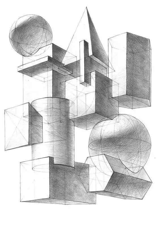 新手素描畫正方體，應(yīng)該怎么畫？