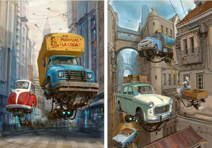 國(guó)際插畫(huà)課程 | 復(fù)古與未來(lái)科技的碰撞,阿根廷概念插畫(huà)師筆觸下的蒸汽朋克 國(guó)際插畫(huà)課程 | 復(fù)古與未來(lái)科技的碰撞,阿根廷概念插畫(huà)師筆觸下的蒸汽朋克